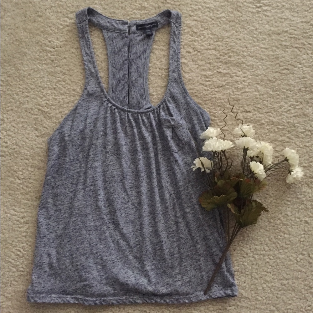 Slight Blue-Gray Tank by American Eagle Outfitters